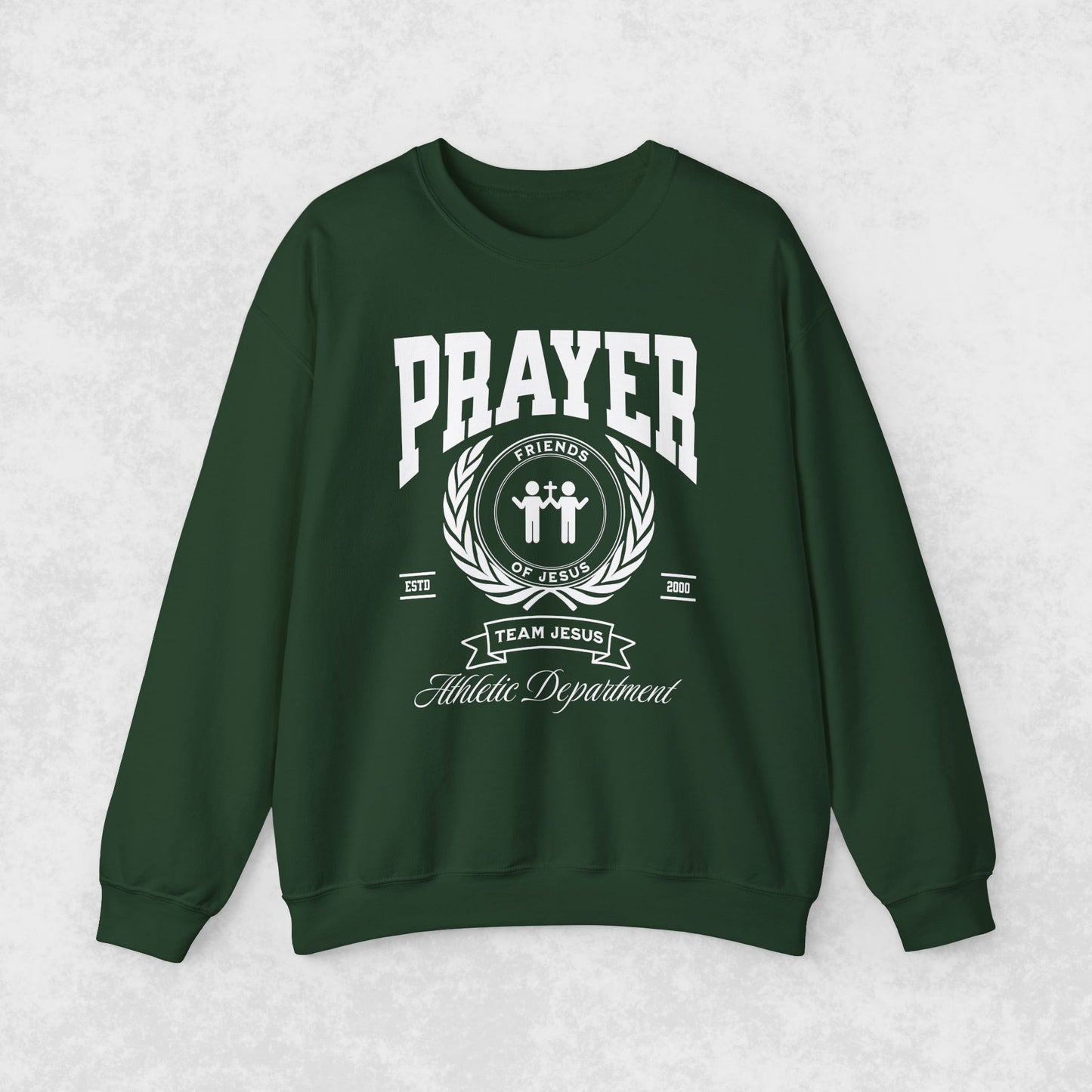 Prayer Athletic Department - Green Sweatshirt