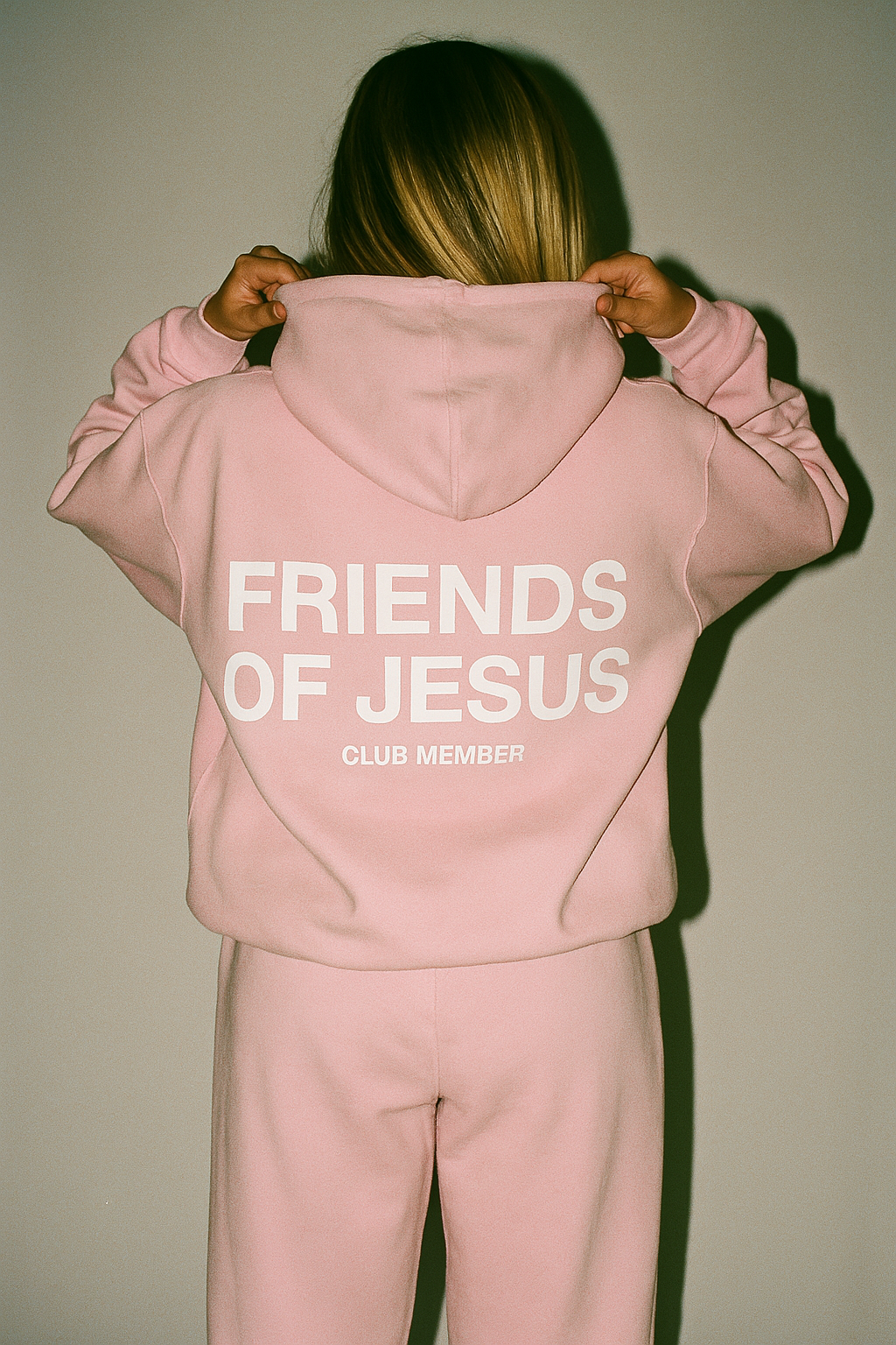 Friends of Jesus Club Member - Pink Hoodie